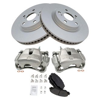 TRQ® - Front Disc Brake Kit with Ceramic Pads and Calipers
