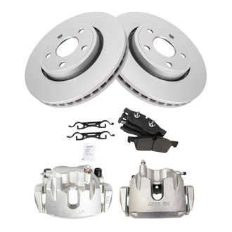 TRQ® - Front Disc Brake Kit with Ceramic Pads and Calipers