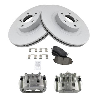 TRQ® - Front Disc Brake Kit with Ceramic Pads and Calipers