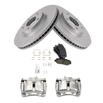 TRQ® - Front Disc Brake Kit with Ceramic Pads and Calipers