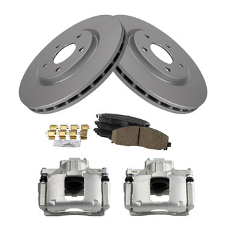 TRQ® - Front Disc Brake Kit with Ceramic Pads and Calipers