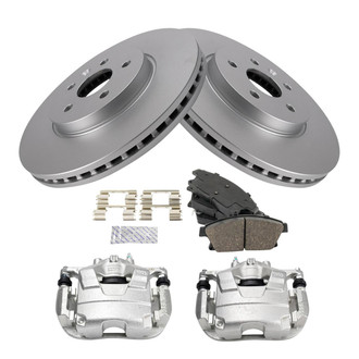 TRQ® - Front Disc Brake Kit with Ceramic Pads and Calipers