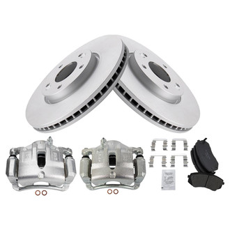 TRQ® - Front Disc Brake Kit with Ceramic Pads and Calipers