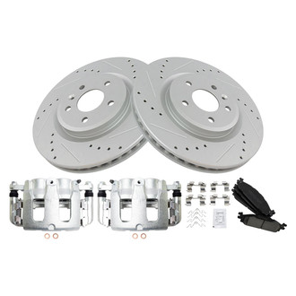 TRQ® - Performance Ceramic Brake Kit with Calipers