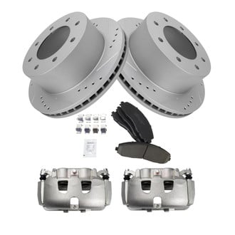 TRQ® - Performance Ceramic Front Brake Kit with Calipers
