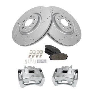 TRQ® - Performance Ceramic Brake Kit with Calipers