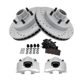 TRQ® - Performance Ceramic Front Brake Kit with Calipers