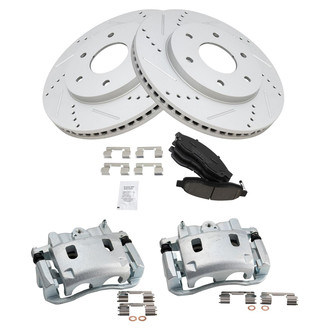 TRQ® - Performance Ceramic Brake Kit with Calipers