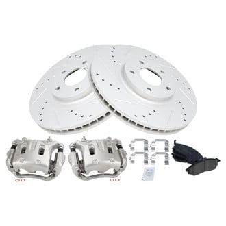 TRQ® - Performance Ceramic Front Brake Kit with Calipers