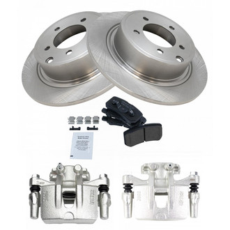 TRQ® - Rear Disc Brake Kit with Ceramic Pads and Calipers