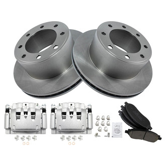 TRQ® - Rear Disc Brake Kit with Ceramic Pads and Calipers