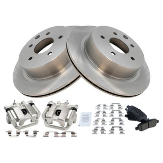 TRQ® - Rear Disc Brake Kit with Ceramic Pads and Calipers