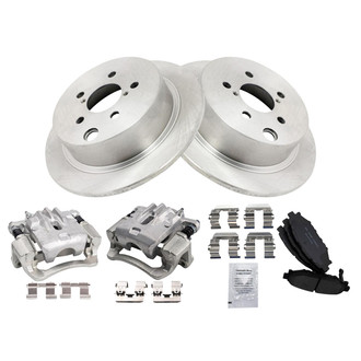 TRQ® - Rear Disc Brake Kit with Ceramic Pads and Calipers