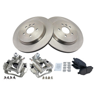 TRQ® - Rear Disc Brake Kit with Ceramic Pads and Calipers