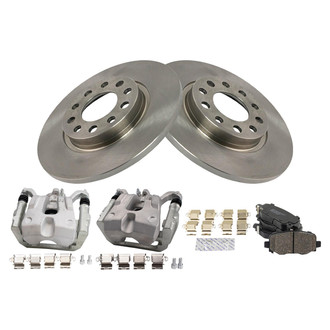 TRQ® - Rear Disc Brake Kit with Ceramic Pads and Calipers