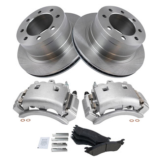 TRQ® - Rear Disc Brake Kit with Ceramic Pads and Calipers