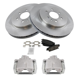 TRQ® - Rear Disc Brake Kit with Ceramic Pads and Calipers