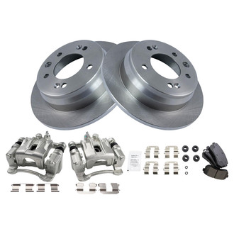 TRQ® - Rear Disc Brake Kit with Ceramic Pads and Calipers