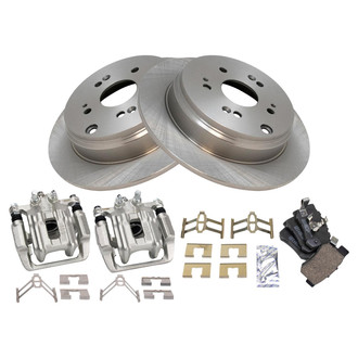 TRQ® - Rear Disc Brake Kit with Ceramic Pads and Calipers