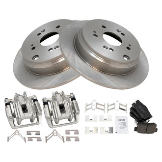 TRQ® - Rear Disc Brake Kit with Ceramic Pads and Calipers