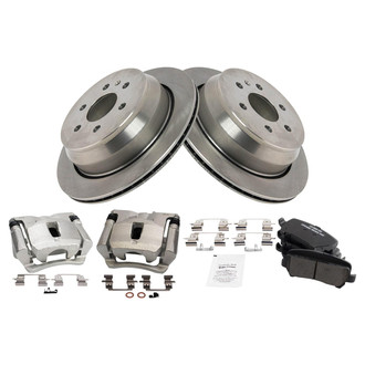 TRQ® - Rear Disc Brake Kit with Ceramic Pads and Calipers