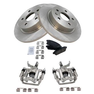 TRQ® - Rear Disc Brake Kit with Ceramic Pads and Calipers