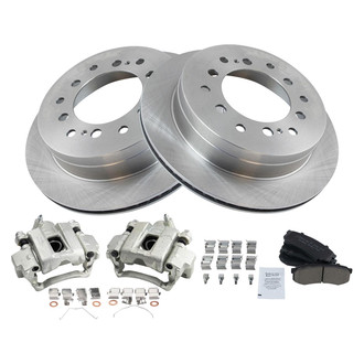 TRQ® - Rear Disc Brake Kit with Ceramic Pads and Calipers