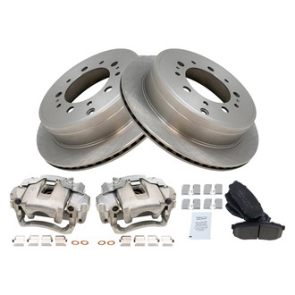 TRQ® - Rear Disc Brake Kit with Ceramic Pads and Calipers