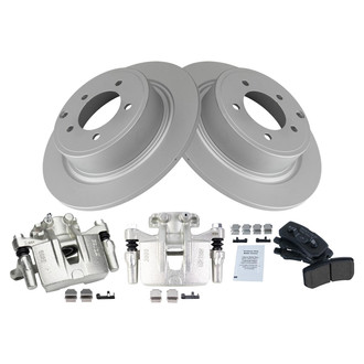 TRQ® - Rear Disc Brake Kit with Ceramic Pads and Calipers