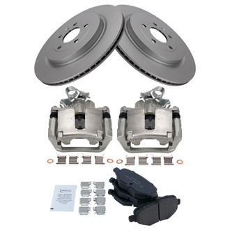 TRQ® - Rear Disc Brake Kit with Ceramic Pads and Calipers