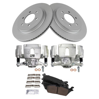 TRQ® - Rear Disc Brake Kit with Ceramic Pads and Calipers