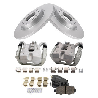 TRQ® - Rear Disc Brake Kit with Ceramic Pads and Calipers