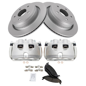 TRQ® - Rear Disc Brake Kit with Ceramic Pads and Calipers
