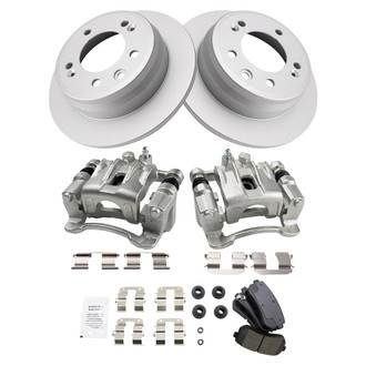 TRQ® - Rear Disc Brake Kit with Ceramic Pads and Calipers
