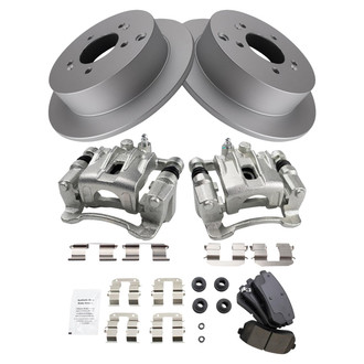 TRQ® - Rear Disc Brake Kit with Ceramic Pads and Calipers