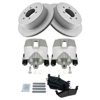 TRQ® - Rear Disc Brake Kit with Ceramic Pads and Calipers