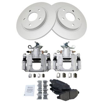 TRQ® - Rear Disc Brake Kit with Ceramic Pads and Calipers