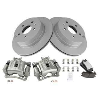 TRQ® - Rear Disc Brake Kit with Ceramic Pads and Calipers