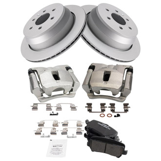 TRQ® - Rear Disc Brake Kit with Ceramic Pads and Calipers