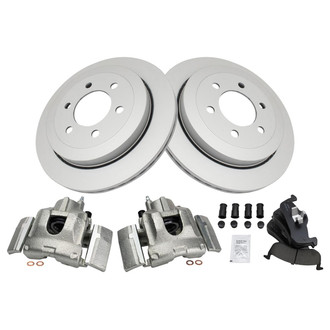 TRQ® - Rear Disc Brake Kit with Ceramic Pads and Calipers