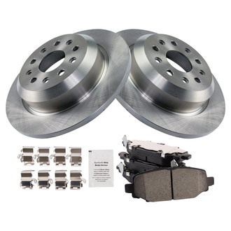 TRQ® - Rear Disc Brake Kit with Ceramic Pads