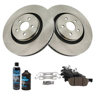TRQ® - Front Disc Brake Kit with Ceramic Pads