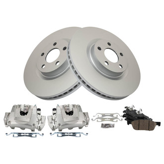 TRQ® - Front Disc Brake Kit with Ceramic Pads and Calipers