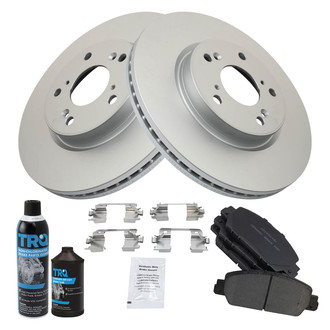 TRQ® - Front Disc Brake Kit with Ceramic Pads