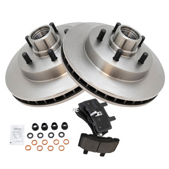 TRQ® - Front Disc Brake Kit with Ceramic Pads