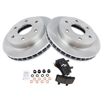 TRQ® - Front Disc Brake Kit with Ceramic Pads