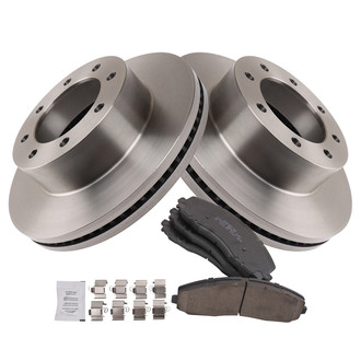 TRQ® - Front Disc Brake Kit with Ceramic Pads