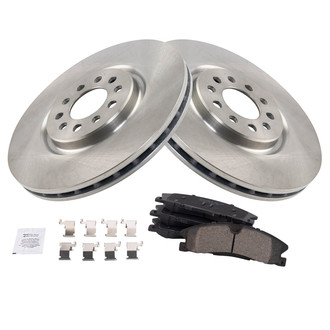 TRQ® - Front Disc Brake Kit with Ceramic Pads
