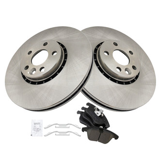TRQ® - Front Disc Brake Kit with Ceramic Pads
