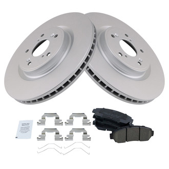TRQ® - Front Disc Brake Kit with Ceramic Pads